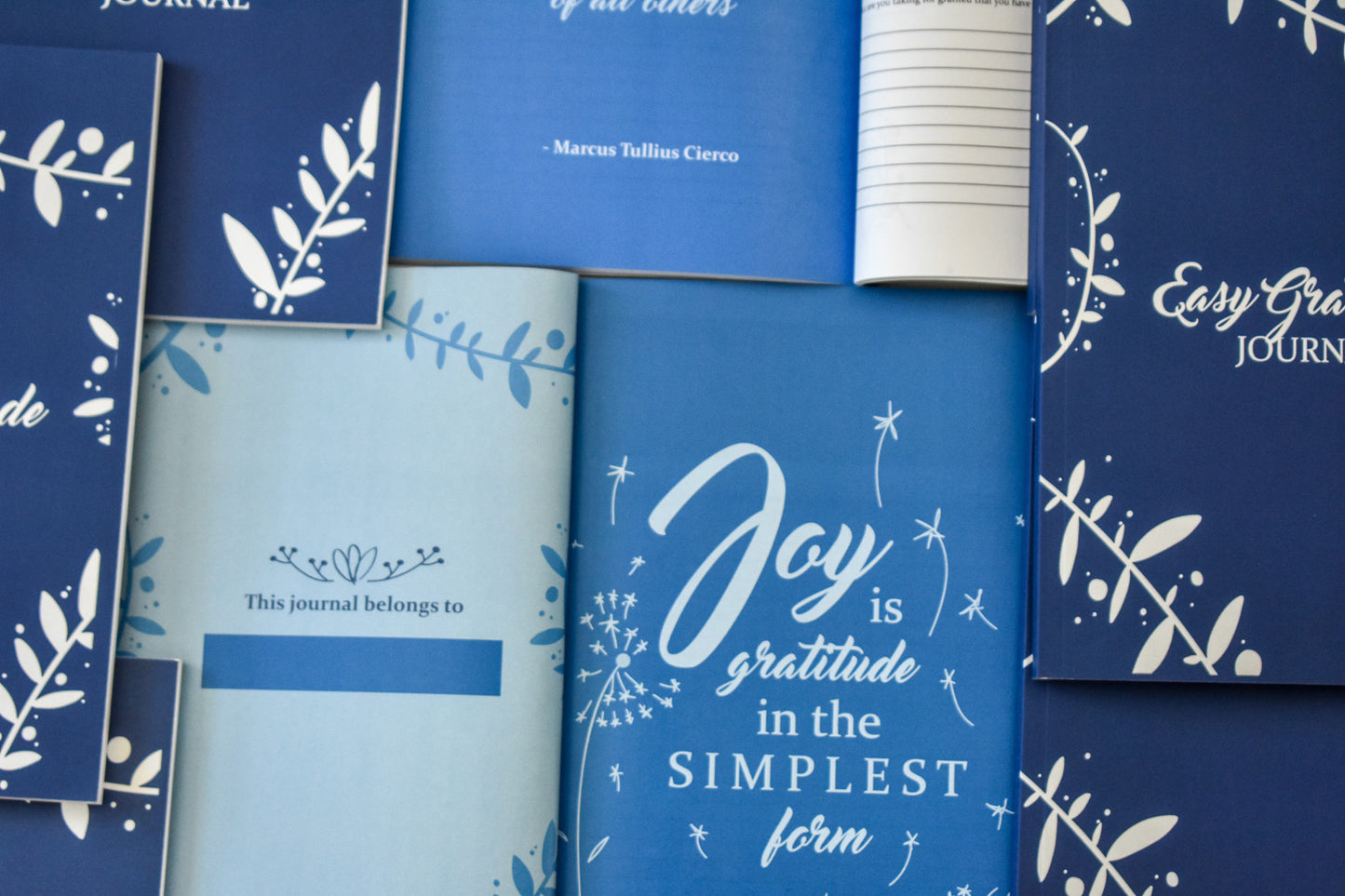 Blue Classic Gratitude Journal